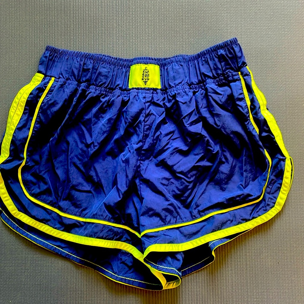 Free People varsity blue shorts. Size medium